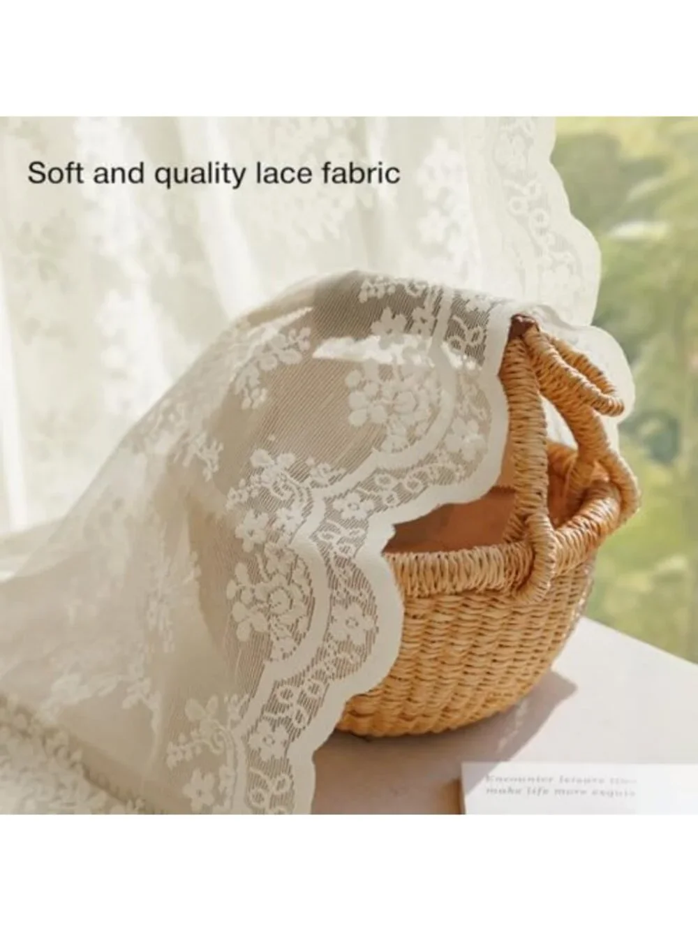 Elegant Vintage Lace Curtains Set - 72